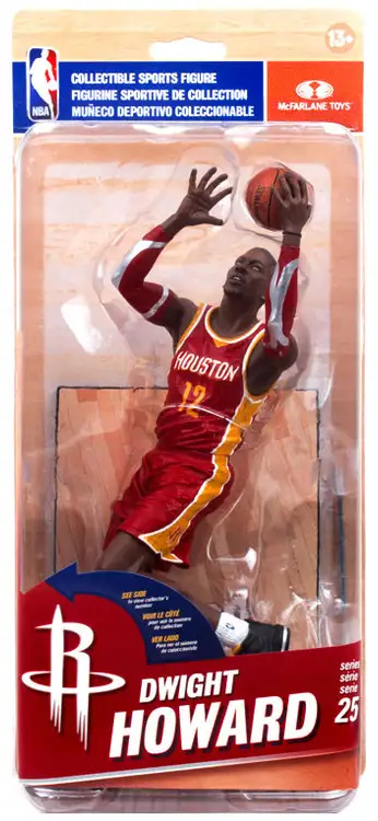 McFarlane Toys NBA Houston Rockets Sports Basketball Series 25 Dwight Howard Action Figure [Red Uniform]