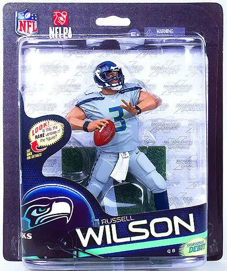 McFarlane Toys NFL Seattle Seahawks Sports Picks Football Series 33 Russell Wilson Action Figure [Gray Jersey & Gray Pants]