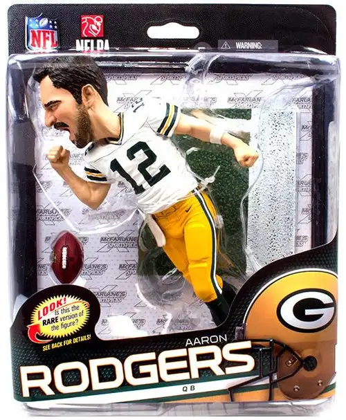 McFarlane Toys NFL Green Bay Packers Sports Picks Football Series 34 Aaron Rodgers Collector Level Action Figure [Big Head]