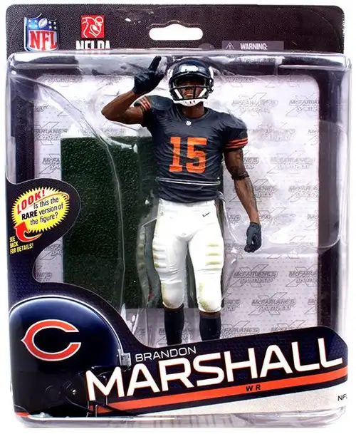 McFarlane Toys NFL Chicago Bears Sports Picks Football Series 34 Brandon Marshall Collector Level Action Figure [Classic Uniform]