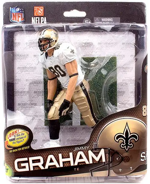 McFarlane Toys NFL New Orleans Saints Sports Picks Football Series 34 Jimmy Graham Collector Level Action Figure [White Jersey]