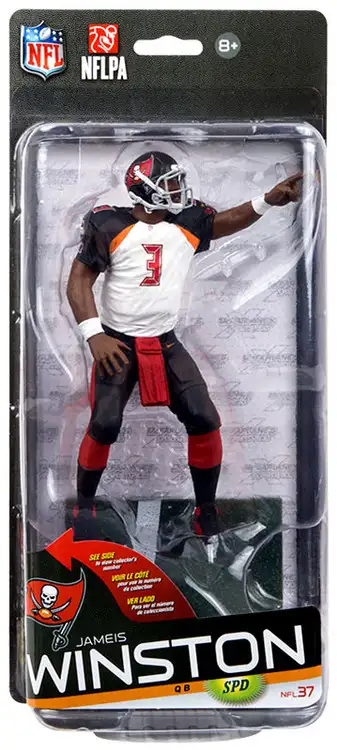McFarlane Toys NFL Tampa Bay Buccaneers Sports Picks Football Series 37 Jameis Winston Action Figure [White Jersey]