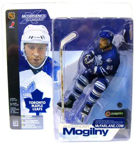 McFarlane Toys NHL Toronto Maple Leafs Sports Hockey Series 3 Alexander Mogilny Action Figure [Blue Jersey Variant]