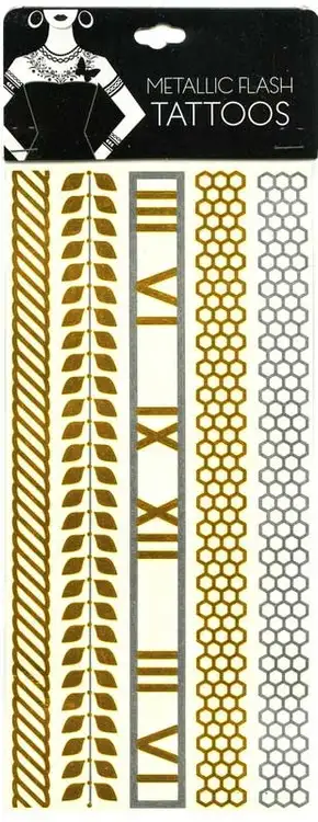 Metallic Flash Tattoos [#14994]