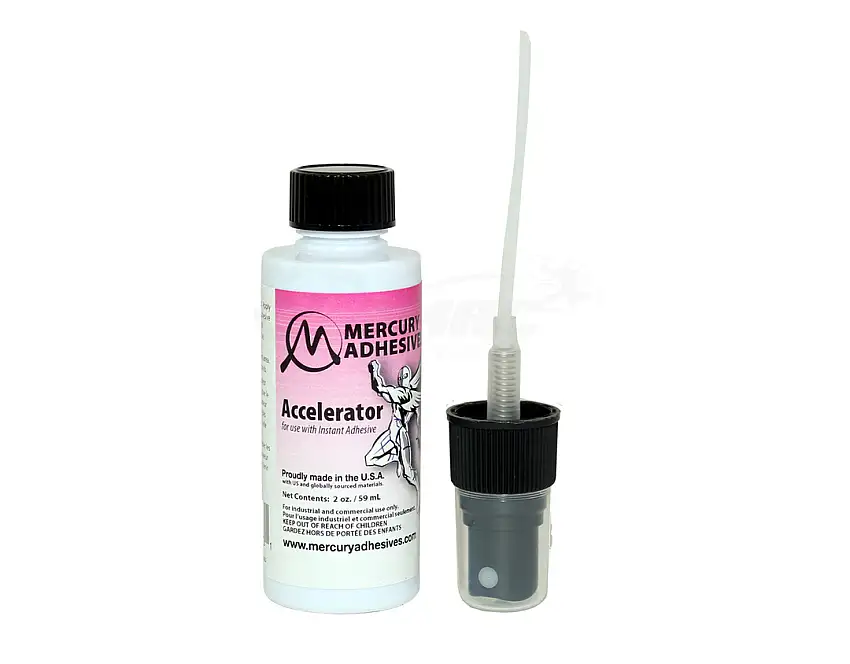 Mercury Adhesives - CA Activator (Heptane) MH-16 2 Ounce