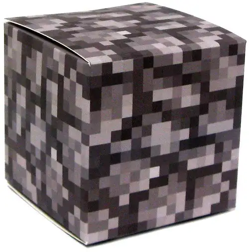 Minecraft Cobblestone Block Papercraft [Single Piece]