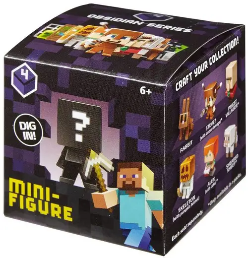 Minecraft Obsidian Series 4 Mystery Pack [1 RANDOM Figure]