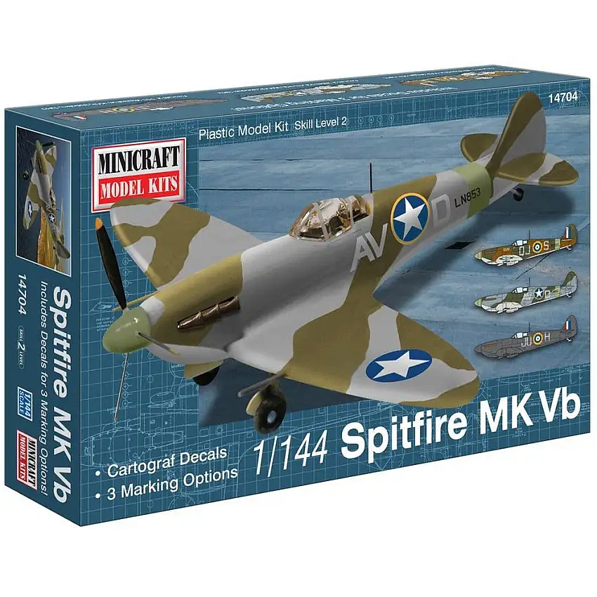 Minicraft 14704 Spitfire Vb USAAF/RAF 1/144