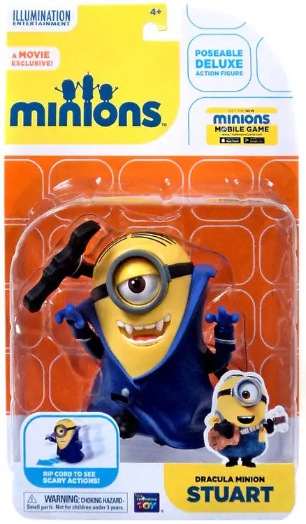 Despicable Me Minions Movie Dracula Minion Stuart Action Figure