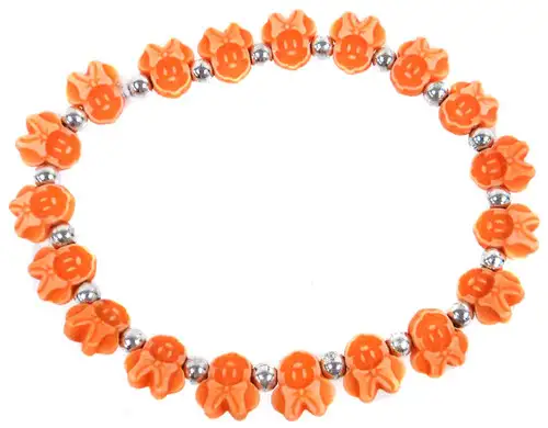 Minnie Mouse Bracelet [Orange]