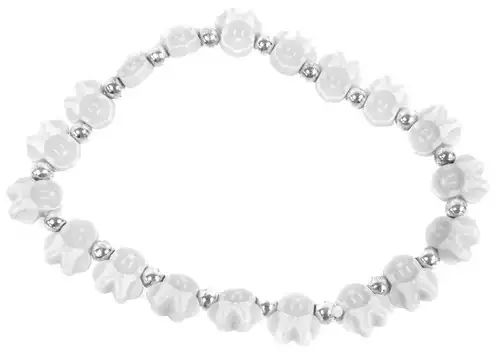 Minnie Mouse Bracelet [White]