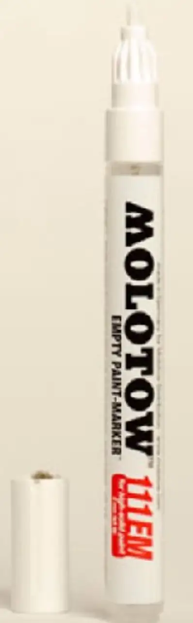 2mm Empty Pump Marker w/Clear Measuring Guide Panel Molotow Markers