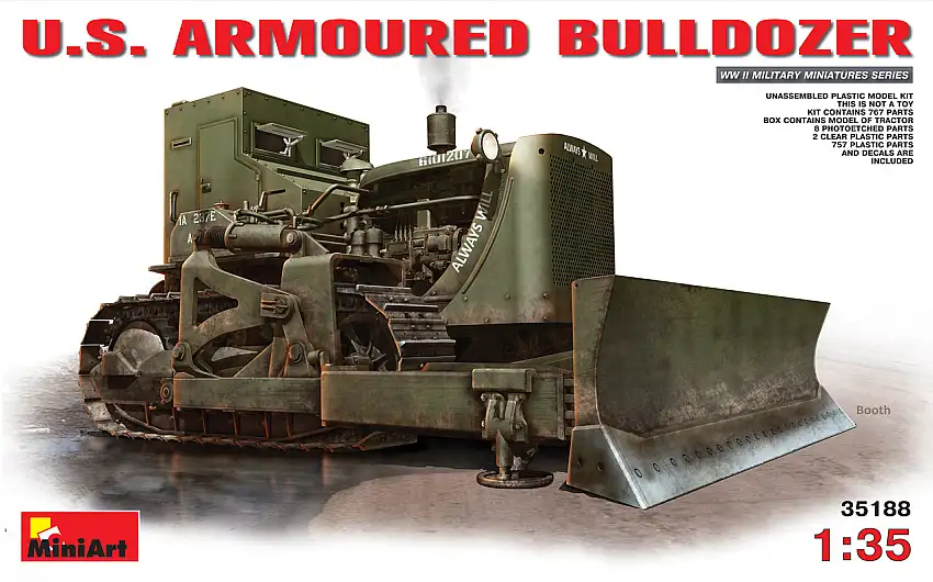 US Armored Bulldozer 1/35 Miniart