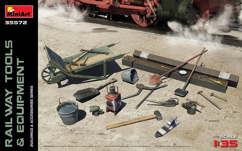 Railway Tools & Equipment 1/35 Miniart
