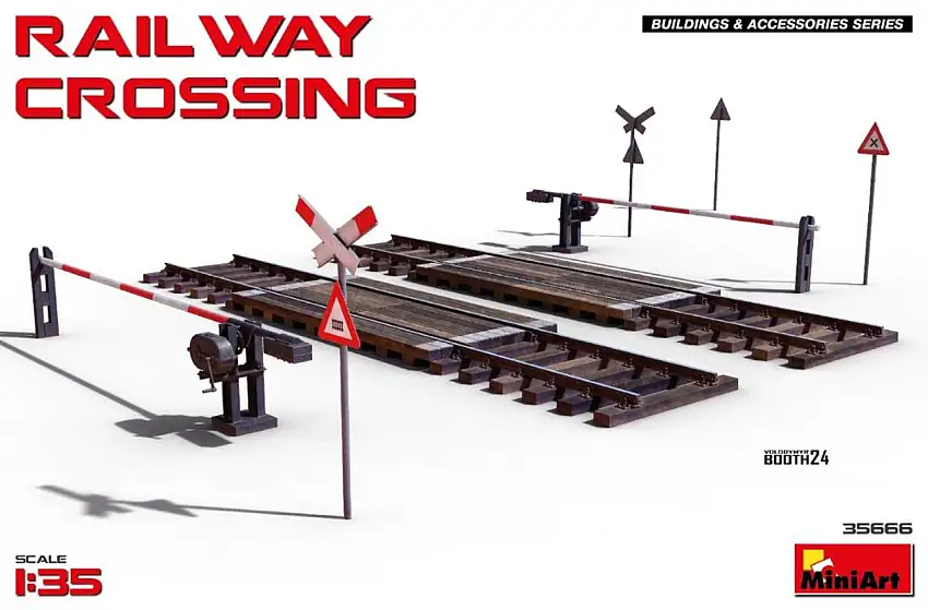Railway Crossing Set 1/35 MiniArt