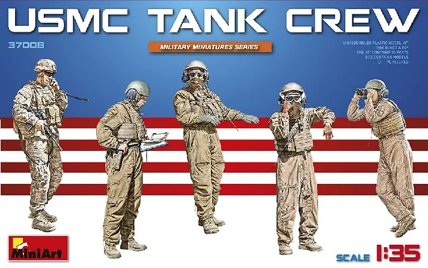 USMC Tank Crew (5) 1/35 Miniart Models
