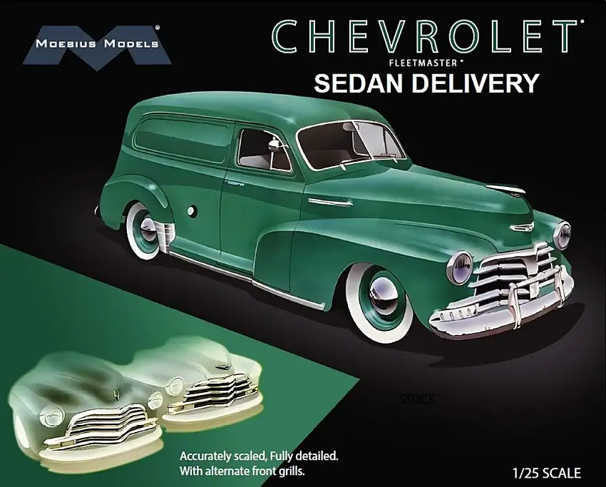 1947 Chevrolet Sedan Delivery Car 1/25 Moebius