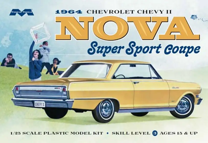 1964 Chevy II Nova Super Sport Coupe 1/25 Moebius Models