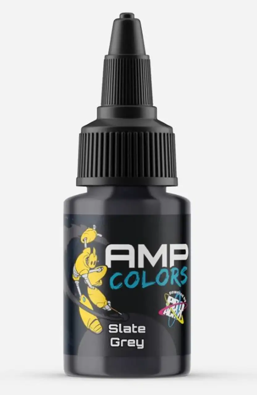 Pro Acryl AMP Colors: Slate Grey Acrylic Paint 22ml Bottle Monument Hobbies