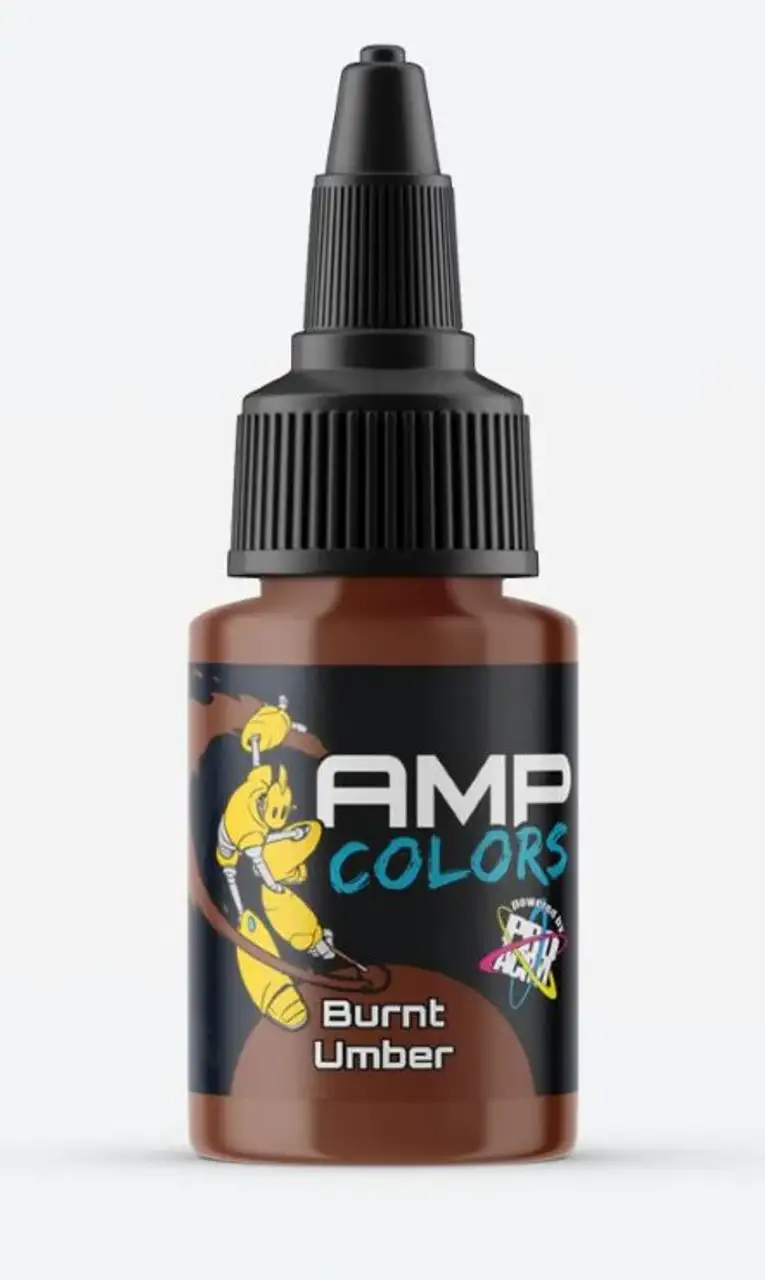 Pro Acryl AMP Colors: Burnt Umber Acrylic Paint 22ml Bottle Monument Hobbies
