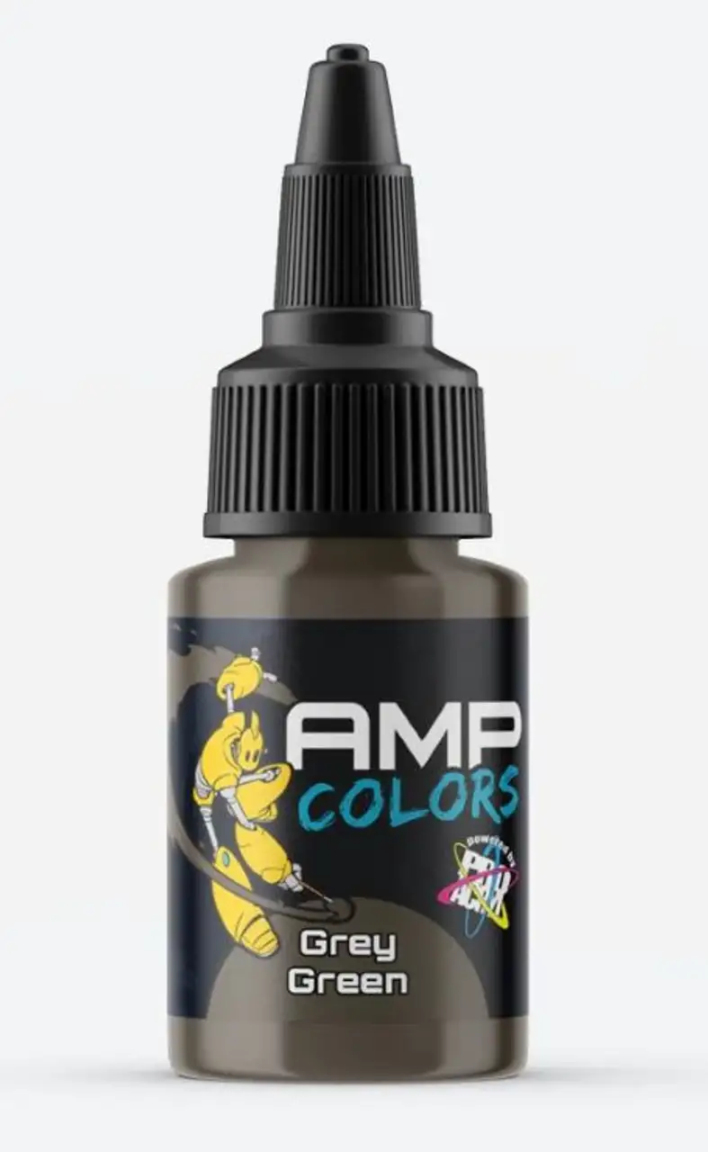 Pro Acryl AMP Colors: Grey Green Acrylic Paint 22ml Bottle Monument Hobbies