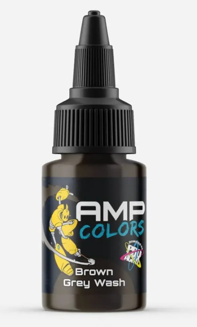 Pro Acryl AMP Colors: Brown Grey Wash Acrylic Paint 22ml Bottle Monument Hobbies