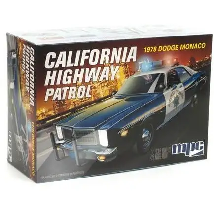 MPC 1978 Dodge Monaco CHP Police Car 1/25 Scale Model Kit