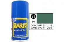MR COLOR SPRAY 100ML DARK GRAY (1) SATIN GLOSS # 031