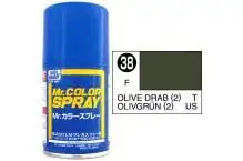 MR COLOR SPRAY 100ML 10ML OLIVE DRAB (2) FLAT # 038