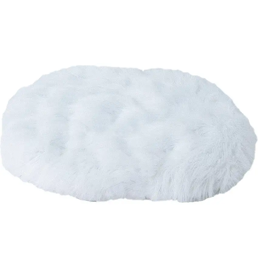 The Circle White Luxury Shag Play Mattress