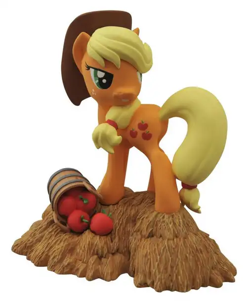 My Little Pony Friendship is Magic Applejack 7-Inch Vinyl Bank Statue