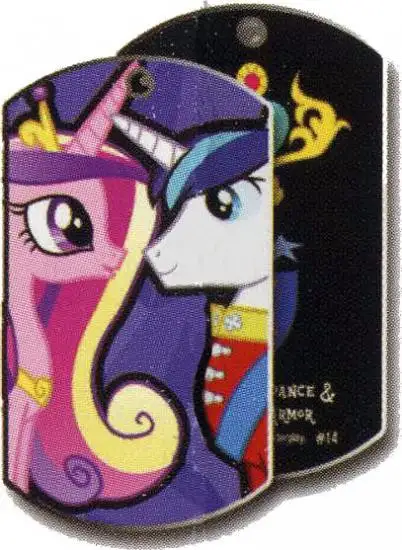 My Little Pony Friendship is Magic Dog Tags Princess Cadance & Shining Armor Dog Tag #14 [Loose]