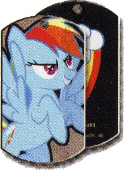 My Little Pony Friendship is Magic Dog Tags Rainbow Dash Dog Tag #6 [Loose]