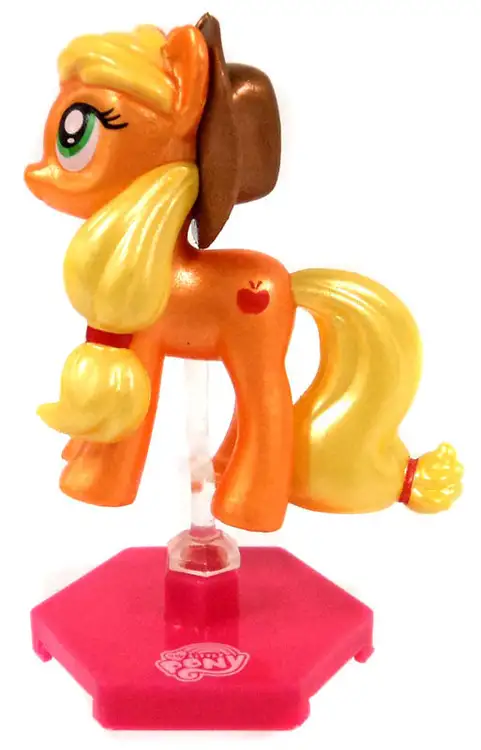 My Little Pony Metallic Applejack 2-Inch Mini Figure [Loose]