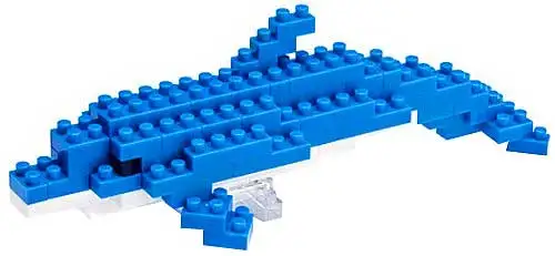 Nanoblock Bottlenose Dolphin Micro-Sized Building Block Set