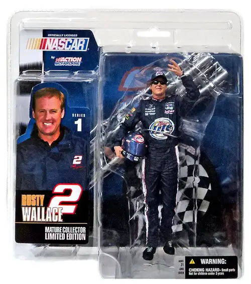 McFarlane Toys NASCAR Rusty Wallace Action Figure [Chase]