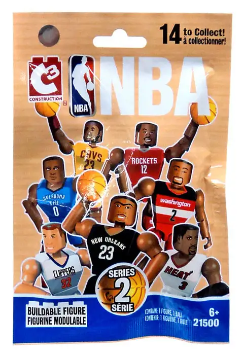 NBA C3 Construction Series 2 Buildable Figure Mystery Pack