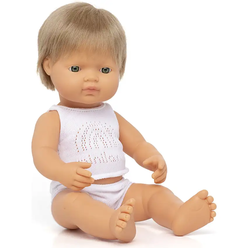 Caucasian Baby Doll | Dirty Blond Boy 15"