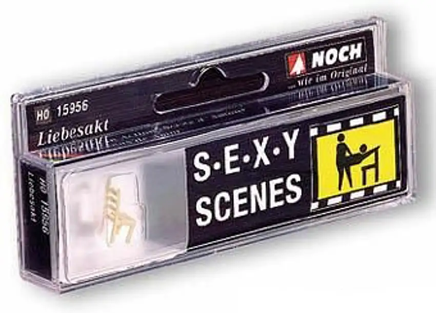 Sexy Scenes: Lovers in Action on Chair #2 HO Scale Noch