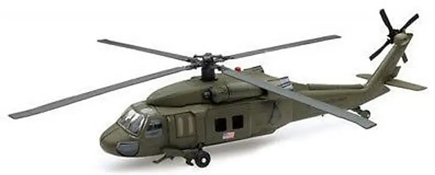 UH-60 Black Hawk Helicopter (Die Cast) 1/60 New Ray