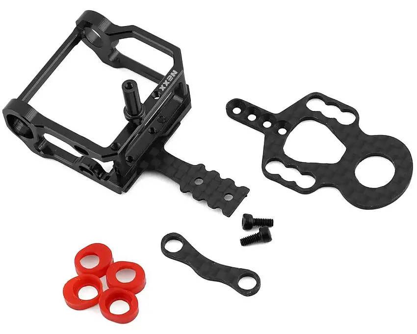 NEXX Racing Aluminum "Bracelet" LCG Round Motor Mount for 98-102mm (Black)