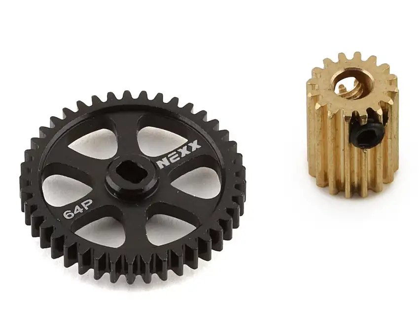 NEXX Racing Axial SCX24 64p Pinion & Spur Gear Set