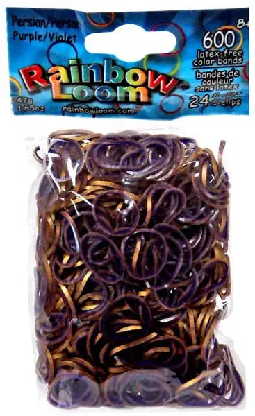 Rainbow Loom Persian Purple Rubber Bands Refill Pack [600 Count]