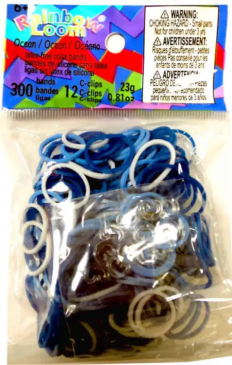 Rainbow Loom Ocean Mix Rubber Bands Refill Pack RL38 [300 Count]