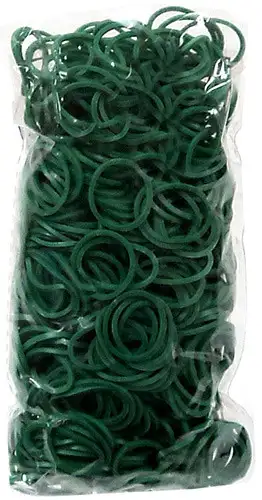 Rainbow Loom Dark Green Rubber Bands Refill Pack RL21 [600 Count]