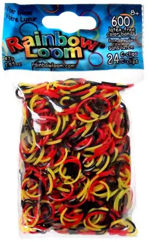 Rainbow Loom Halloween Glow Series Viper Rubber Bands Refill Pack [600 Count]