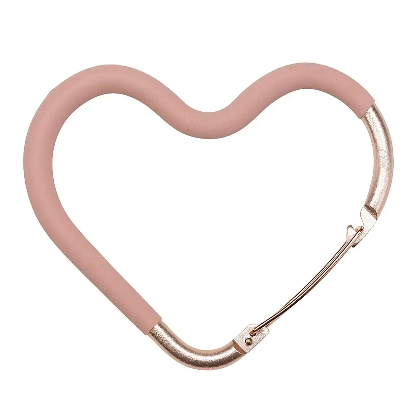 Oh My Heart Universal Stroller Hook in Blush/Rose Gold