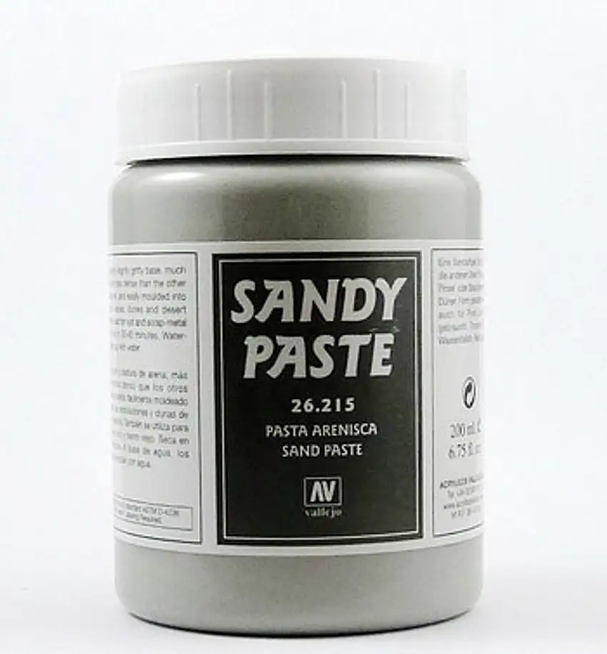 Sandy Paste Earth Effect 200ml Bottle Vallejo Paint (VLJ26215)