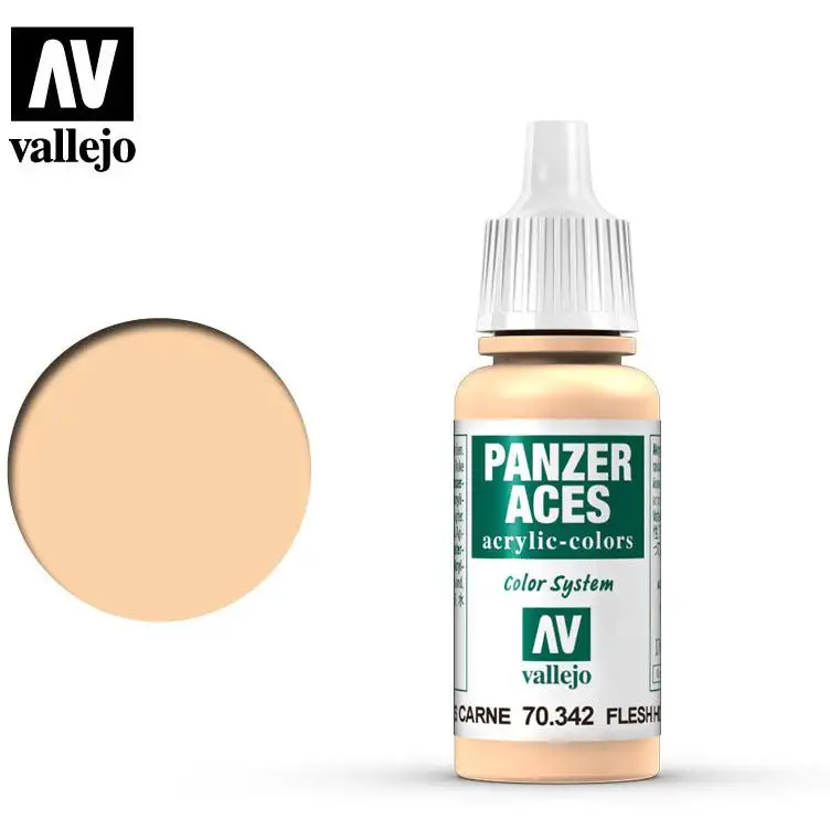 Panzer Aces Vallejo Flesh Highlights 70342 for painting miniatures