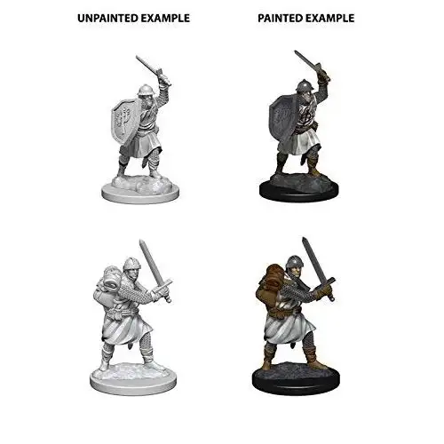 Pathfinder Deep Cuts Unpainted Miniatures: W04 Infantrymen